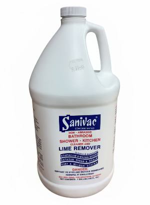 Sanivac - removes Lime, Scale, Soap Scum and more